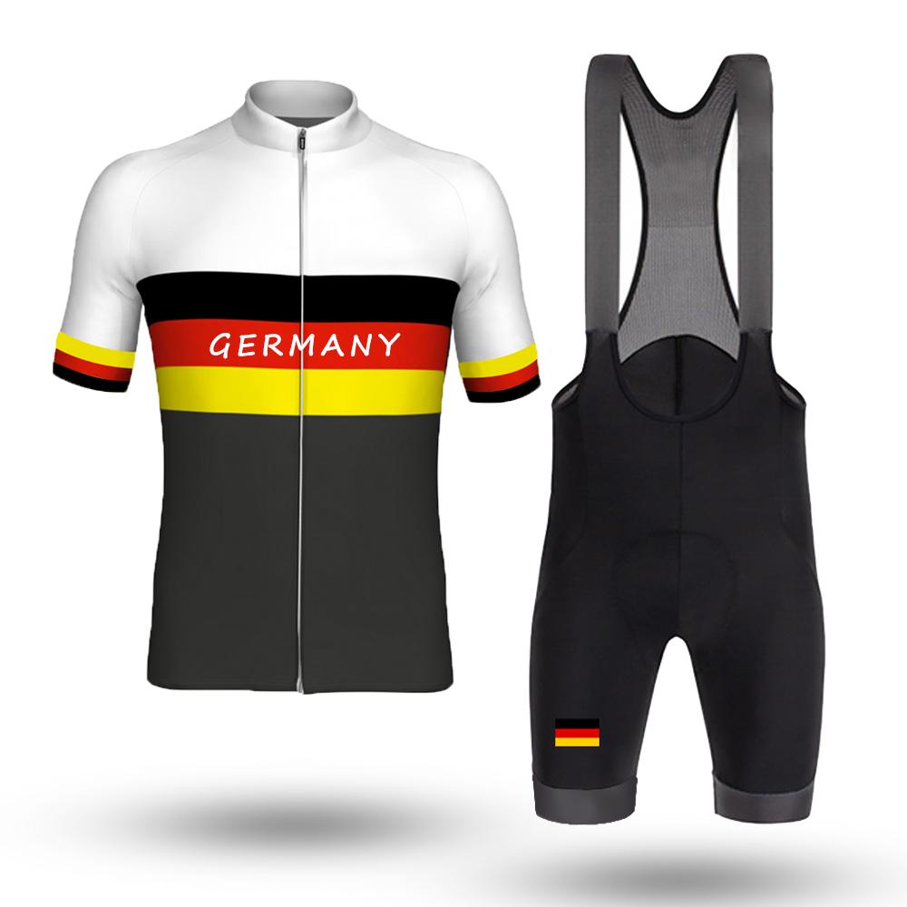 German Flag - Men's Cycling Kit（#G52）