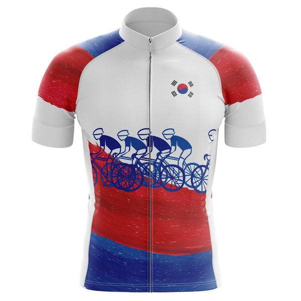 Korea Cycling Men's Short Sleeve Cycling Kit(#0B82）