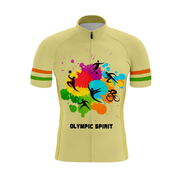 Olympics Spirit Men's Short Sleeve Cycling Kit(#Z91)