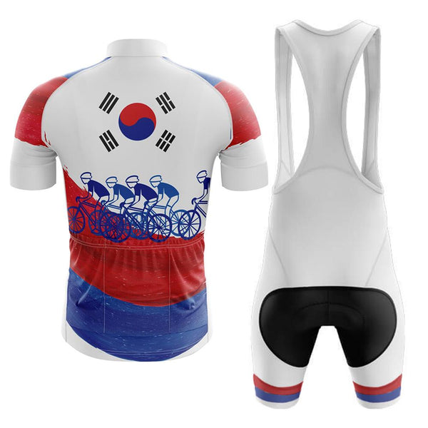 Korea Cycling Men's Short Sleeve Cycling Kit(#0B82）