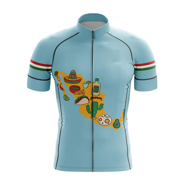 Colorful Mexico Men's Short Sleeve Cycling Sets(#O87）