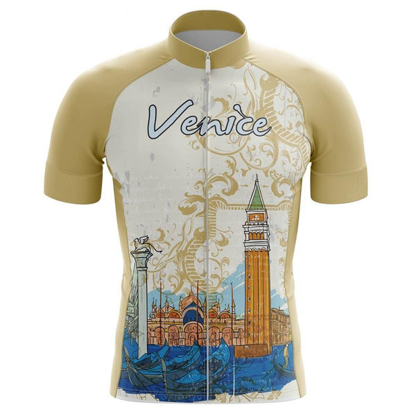 Venice Italy Men's Short Sleeve Cycling Sets（#P48）