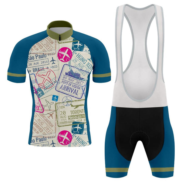 Travel And The World Men's Short Sleeve Cycling Kit(#Z97)