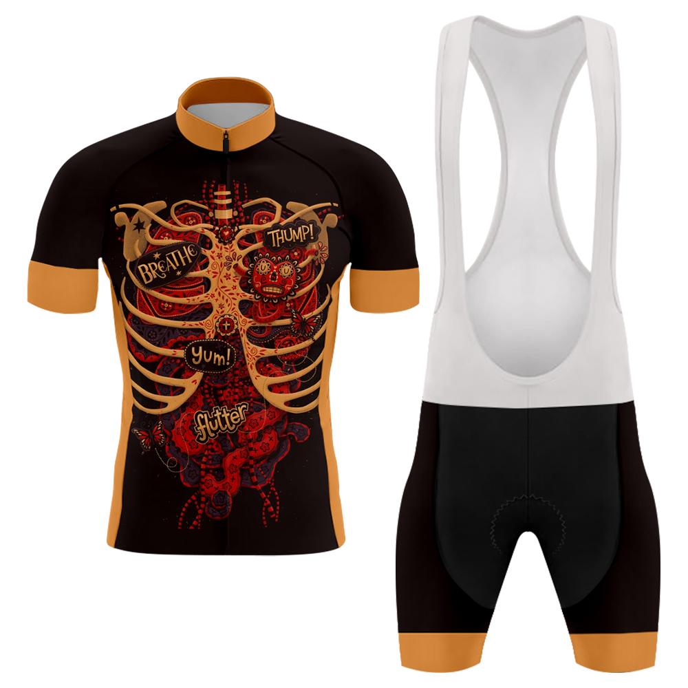 Day Of The Dead Men's Short Sleeve Cycling Kit(#0F68)