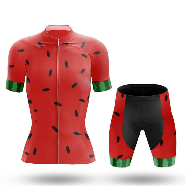 Watermelon Women's Short Sleeve Cycling Sets(#K93）