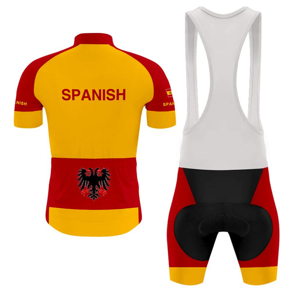 Spanish Double-headed Eagle Men's Cycling Kit(#0B1)