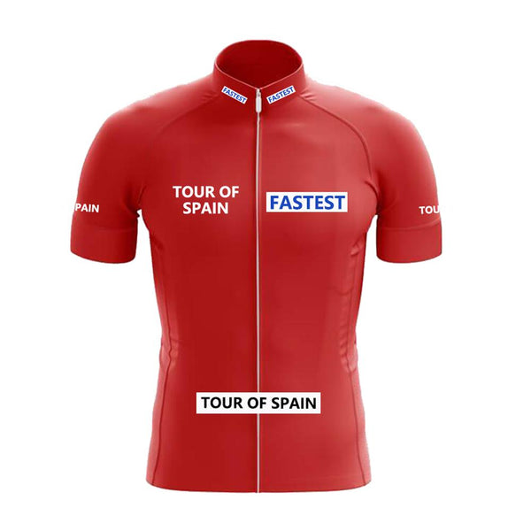 Tour of Spain Men's Short Sleeve Cycling Sets(#U46)