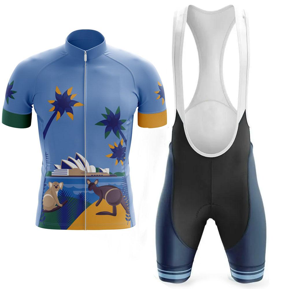 kangaroo Men's Short Sleeve Cycling Sets(#O20)