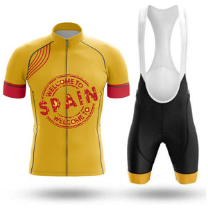 Spain Men's Short Sleeve Cycling Sets(#P96)