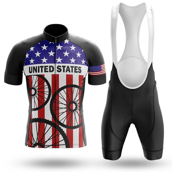 USA Wheels Men's Short Sleeve Cycling Sets(#O40）