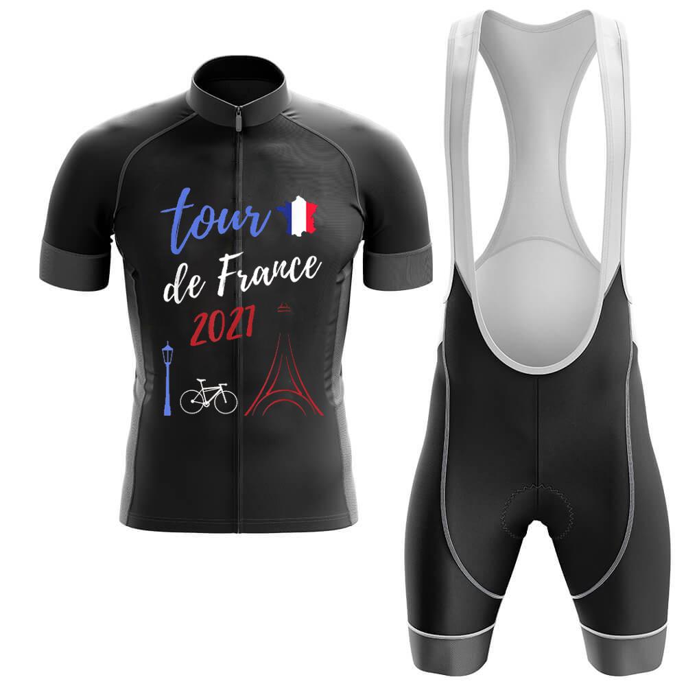 Tour de France Men's Short Sleeve Cycling Sets(#O83)