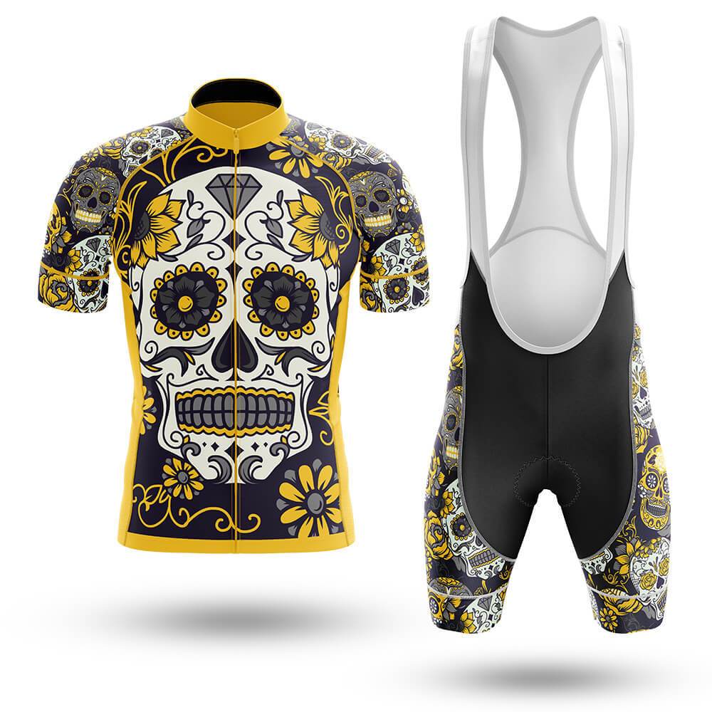 Yellow Skull Cycling Jersey Set #I88
