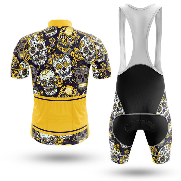 Yellow Skull Cycling Jersey Set #I88