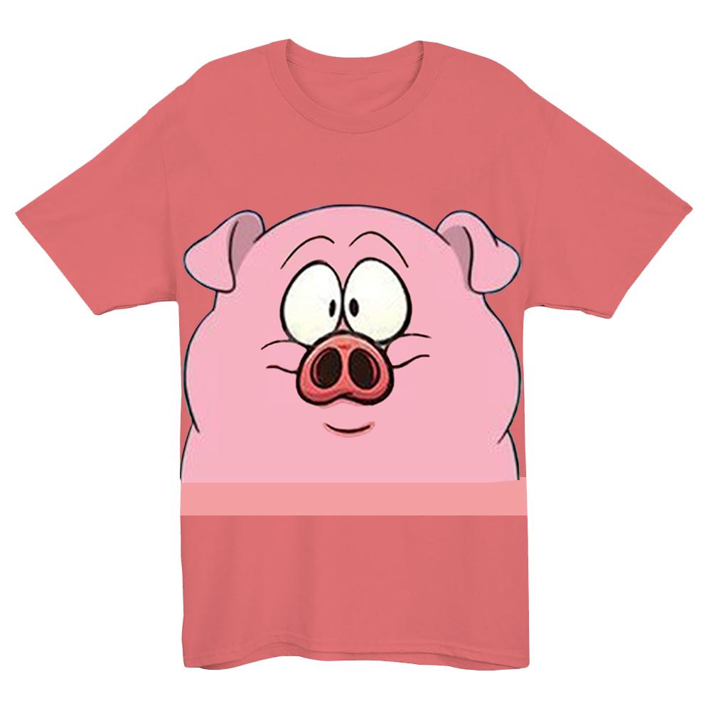 Pig Casual Short Sleeve T-shirt(#W55)