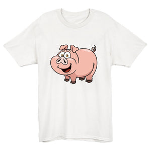 Pig Casual Short Sleeve T-shirt(#W61)