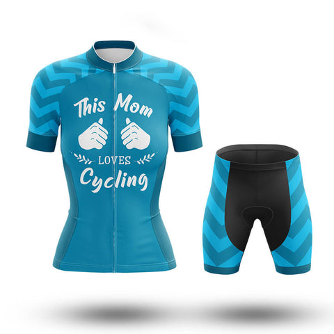 This Mom Loves Cycling - Women's Cycling Kit(#1I76)