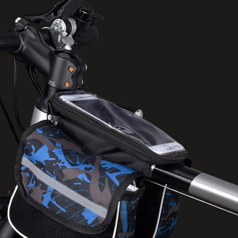 Bicycle Waterproof Front Beam Bag(#O02）