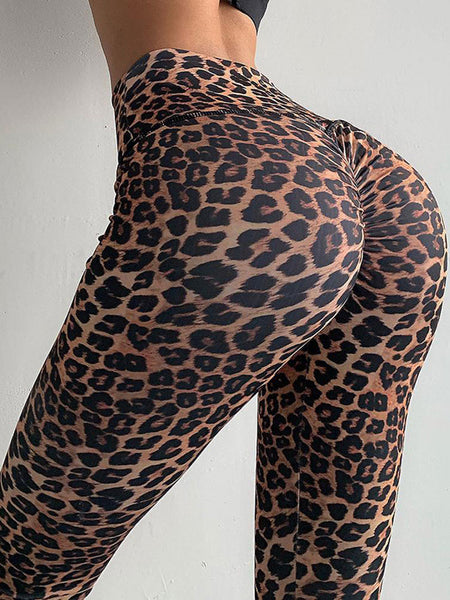 Leopard print Yoga Pants(#785)